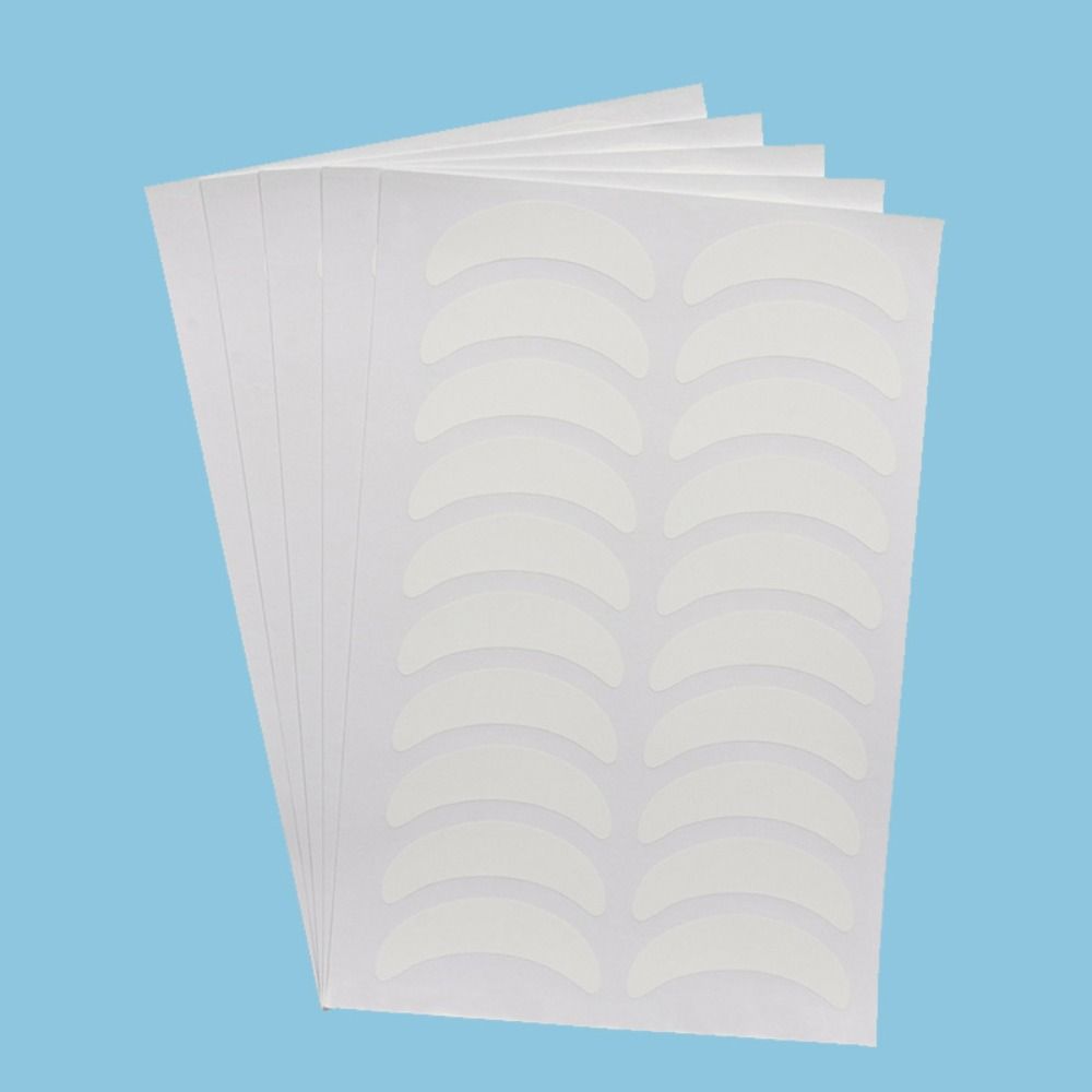 Eyelash Extension For Asian Eyes - 100Pcs/set Salon Eyelash Extension Patches White