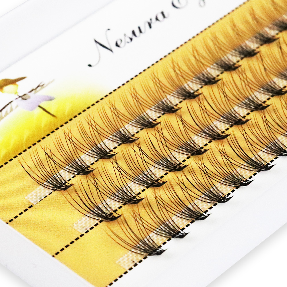 10D Faux Mink Eyelash Clusters - Eyelash Extension Russian recension och pris