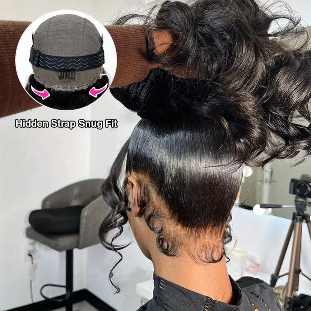 HD 360 Full Lace Wig with Invi - Eyelash Extension Natural Look recension och pris
