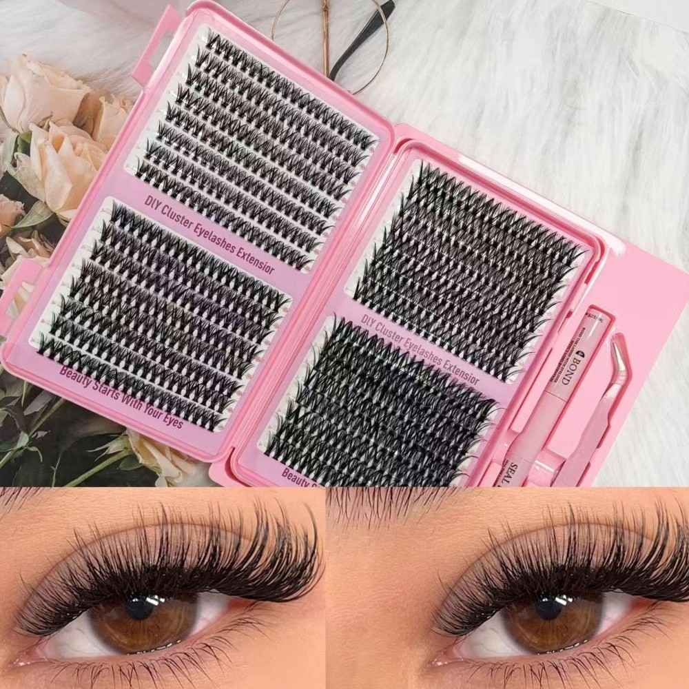 New Thick Long False Eyelashes - Eyelash Extension Natural Look recension och pris
