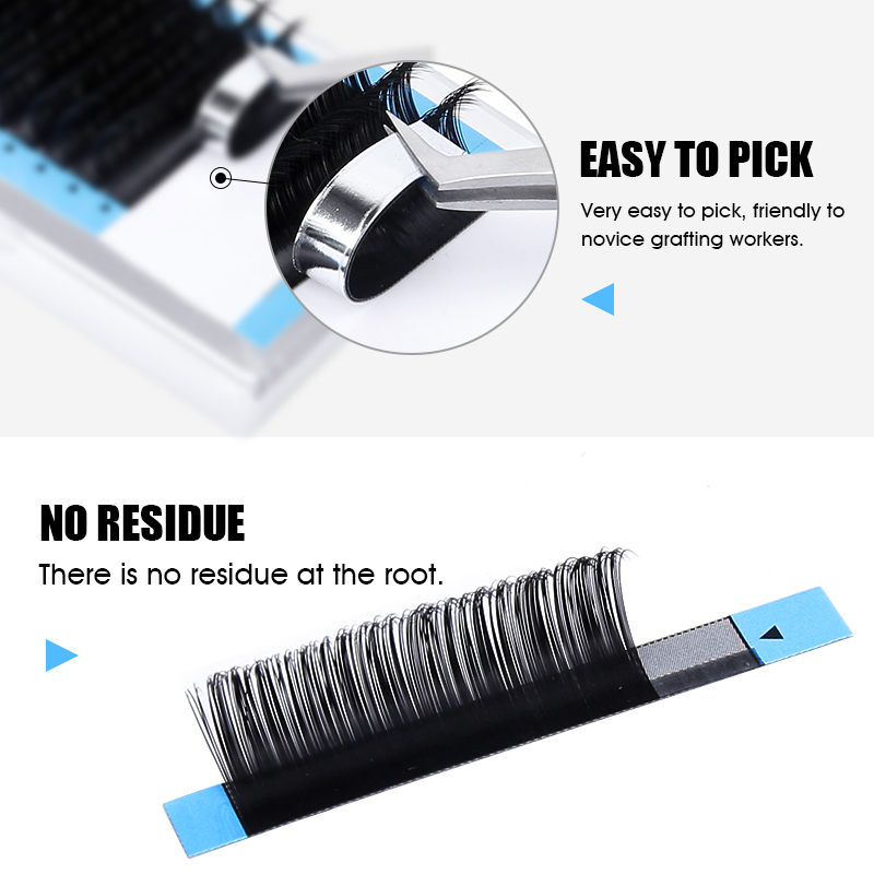 MASSCAKU 0.05/0.07/0.10/0.15mm - Eyelash Extension Russian recension och pris