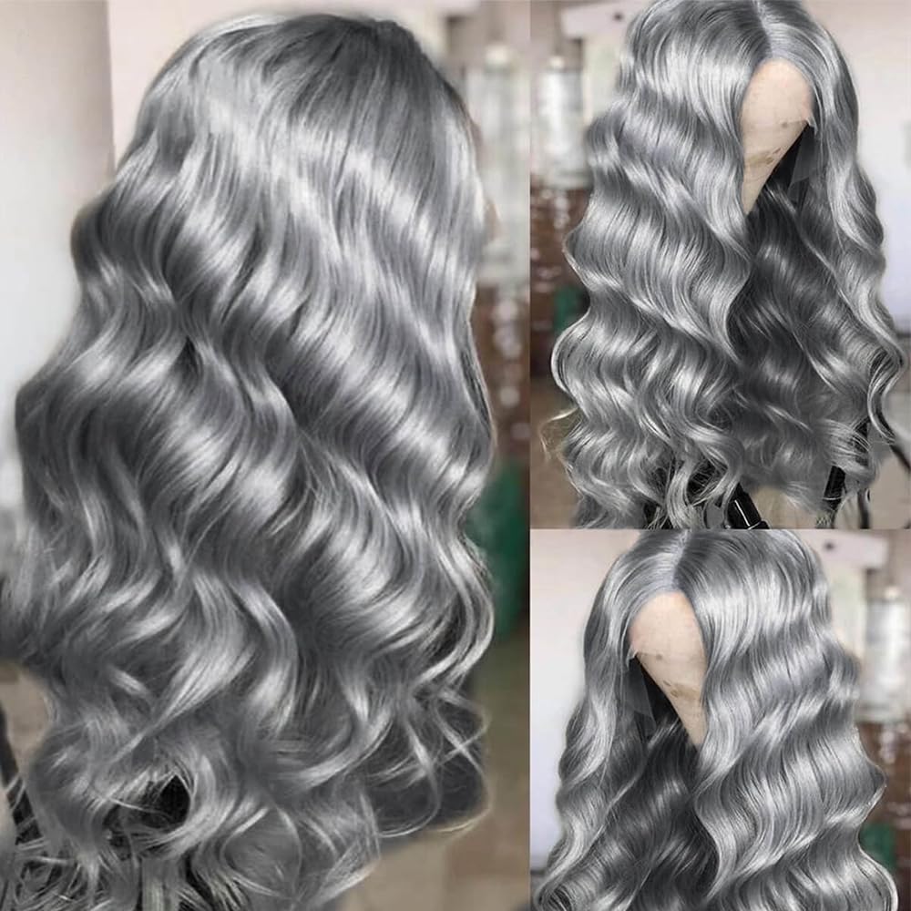 Cosplay Body Wave Silver Grey  - Eyelash Extension Natural Look recension och pris