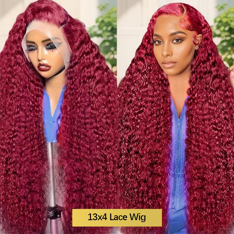 99j Deep Wave Lace Front Hair  - Eyelash Extension Natural Look recension och pris