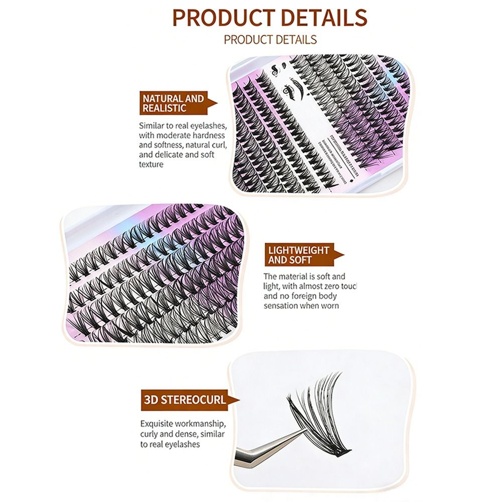 Natural Look False Eyelashes B - Eyelash Extension Natural Look recension och pris