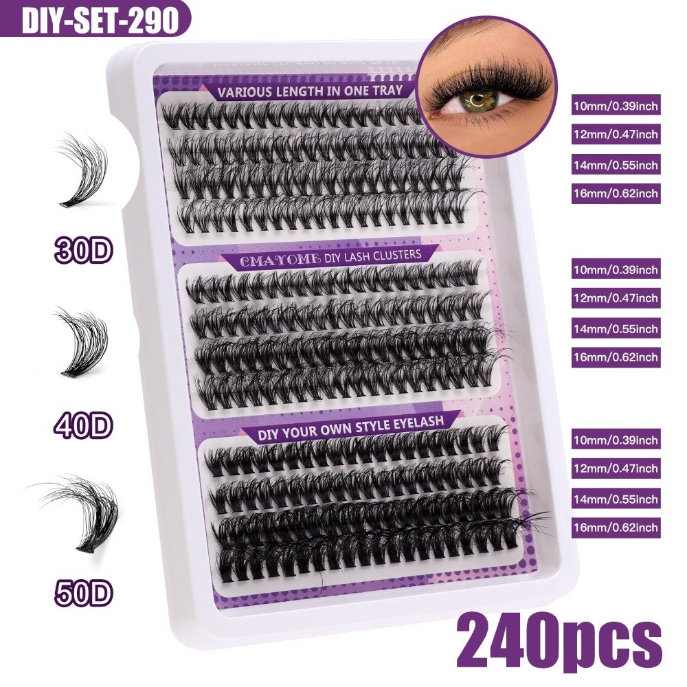 Natural Look False Eyelashes W - Eyelash Extension Natural Look recension och pris