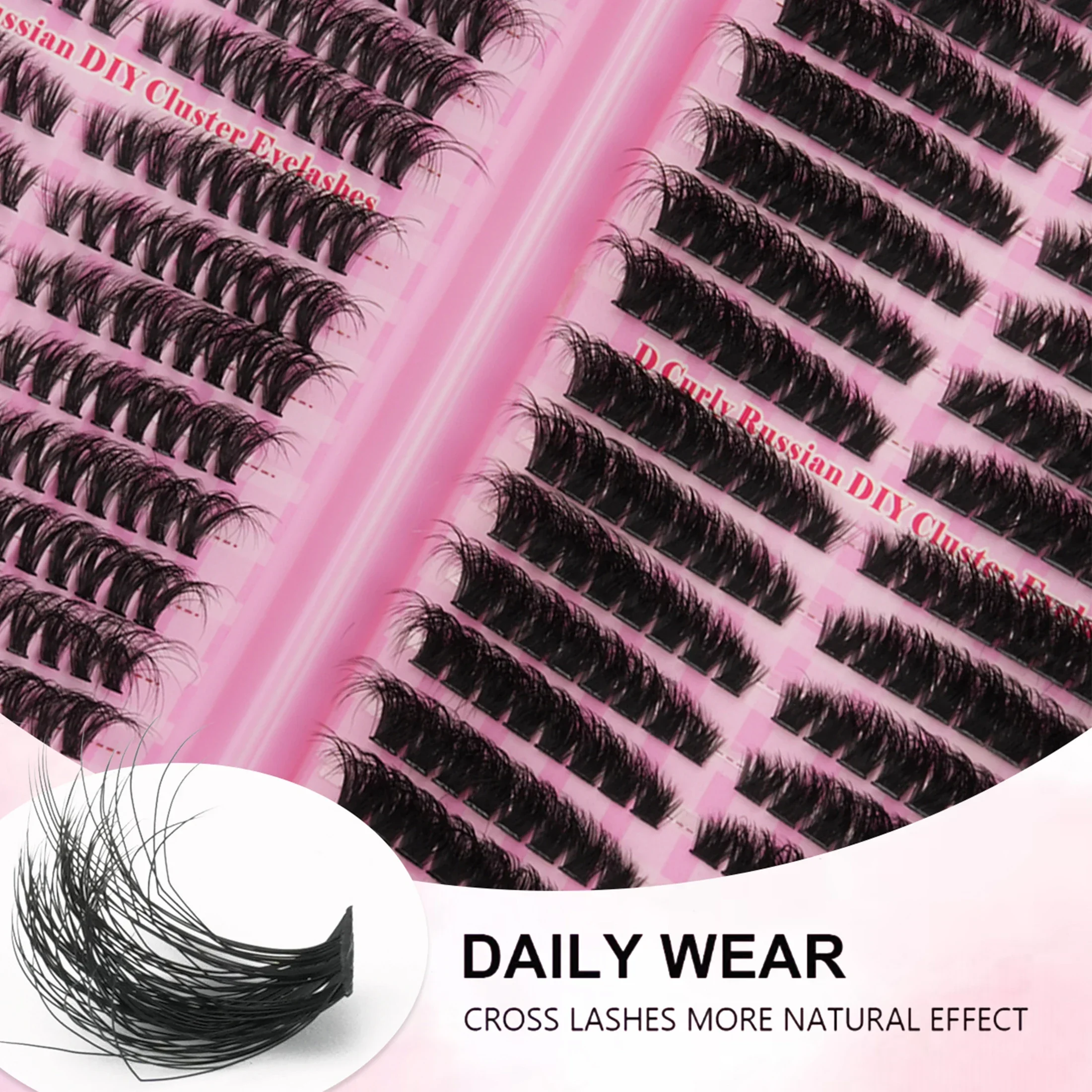 32 Rows D Curly Russian DIY Fa - Eyelash Extension Russian recension och pris
