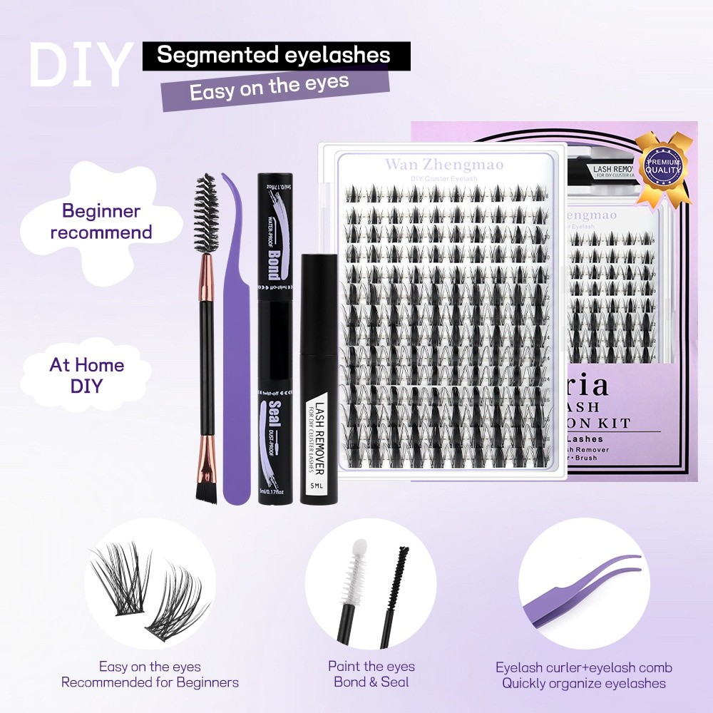 8-18mm Length False Eyelashes  - Eyelash Extension Natural Look recension och pris