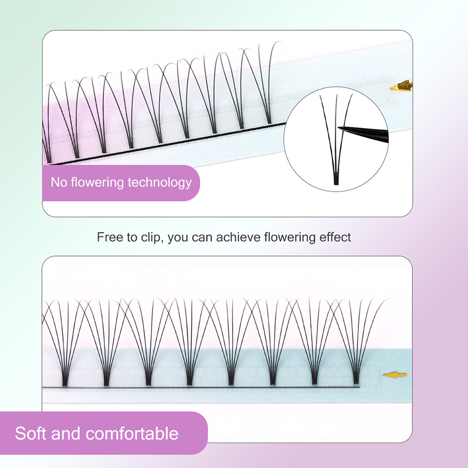 RUJADE Short Stem 3D 4D 5D 6D  - Eyelash Extension Russian recension och pris