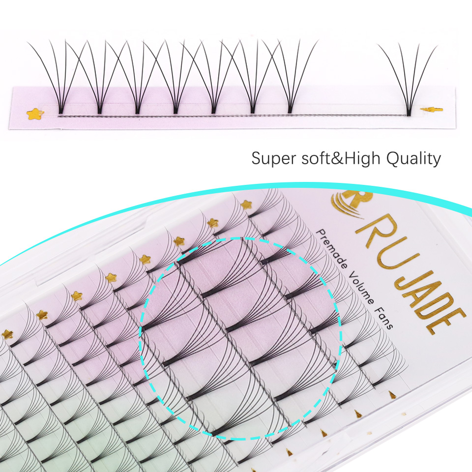 RUJADE Short Stem 3D 4D 5D 6D  - Eyelash Extension Russian recension och pris