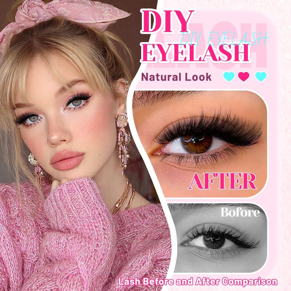 Natural Look False Eyelashes B - Eyelash Extension Natural Look recension och pris