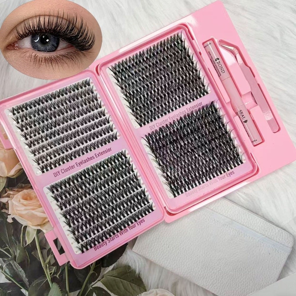 New Thick Long False Eyelashes - Eyelash Extension Natural Look recension och pris