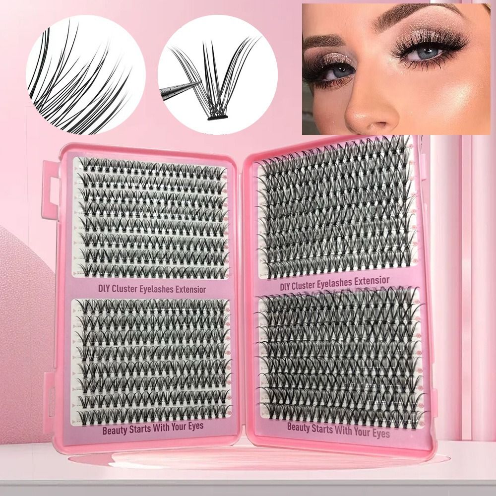 New Thick Long False Eyelashes - Eyelash Extension Natural Look recension och pris